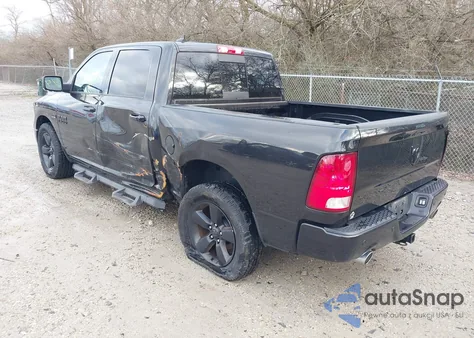 2018 Ram 1500 Big Horn 4X2 5'7 Box z USA, uszkodzony, nr VIN 1C6RR6LT9JS132483